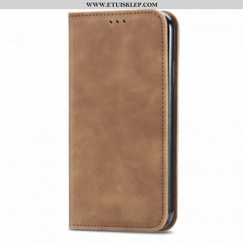 Etui Na Telefon do Oppo A54 5G / A74 5G Etui Folio Dotyk Skóry